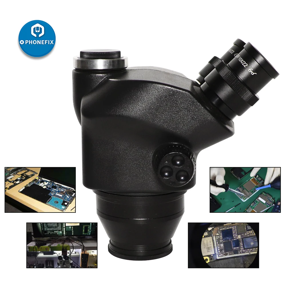 Trinocular Stereo Microscope 7X-45X - 2020 Nero 3.5X-90X 7X-45X Trinoculare zoom