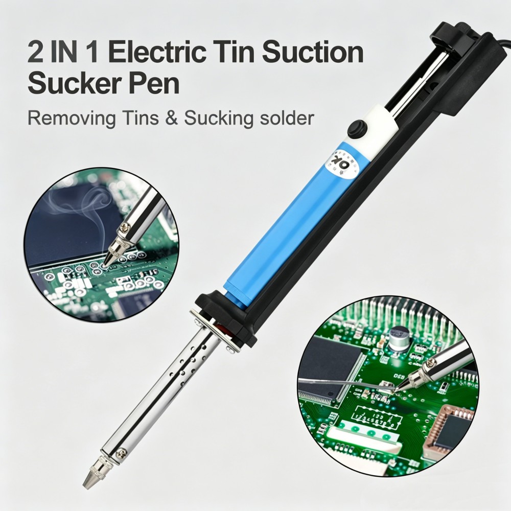 Desoldering Pump Electric Vacuum Station - Penna Dissaldante Elettrica AC 220V, Saldatore