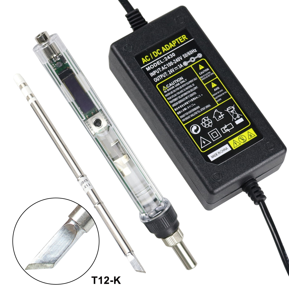 T12 Soldering Station Oled - T12 Kit saldatore elettrico DC 12-24V