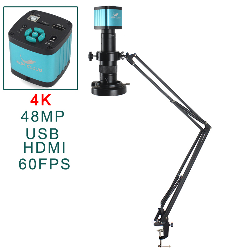 4K Microscope Camera Sony Sensor - 48MP 4K HDMI USB Video Microscopio