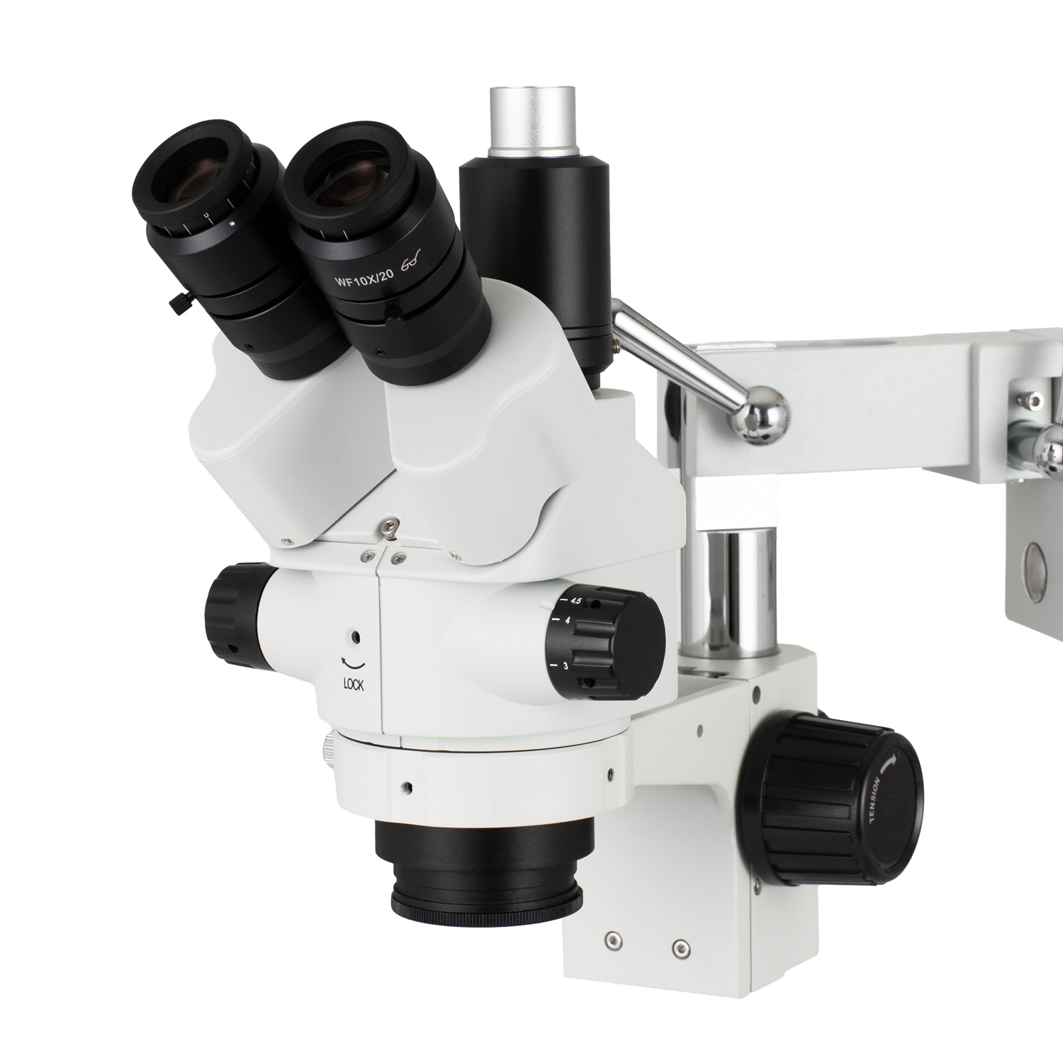Trinocular Stereo Microscope 7X-45X - Testa per Microscopio Stereo Trinoculare con