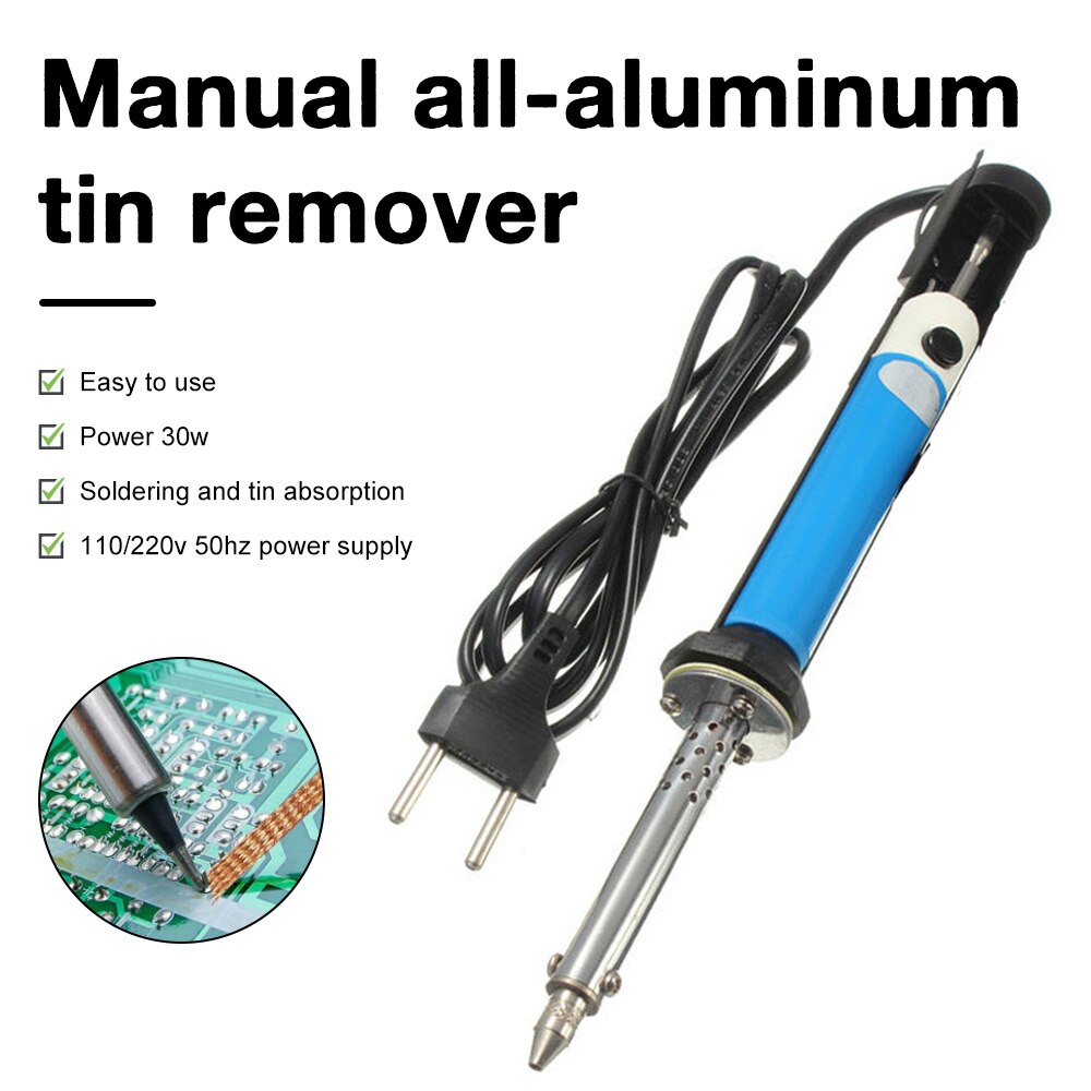 Desoldering Pump Electric Vacuum Station - AC 220V Elettrico Dissaldatrice Penna Saldatore