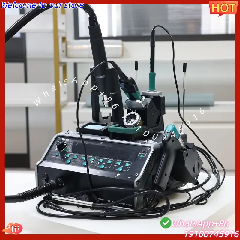 Desoldering Pump Electric Vacuum Station - Stazione di Saldatura 5-in-1 YIHUA-948D IV