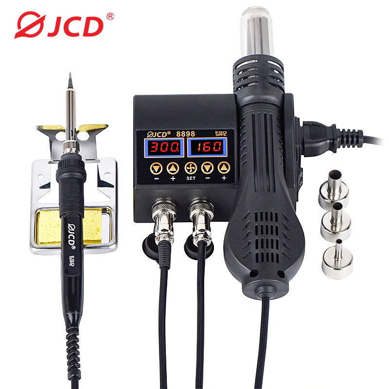 2 In 1 Soldering Rework Station 750W - 2 in 1 750W Pistola ad