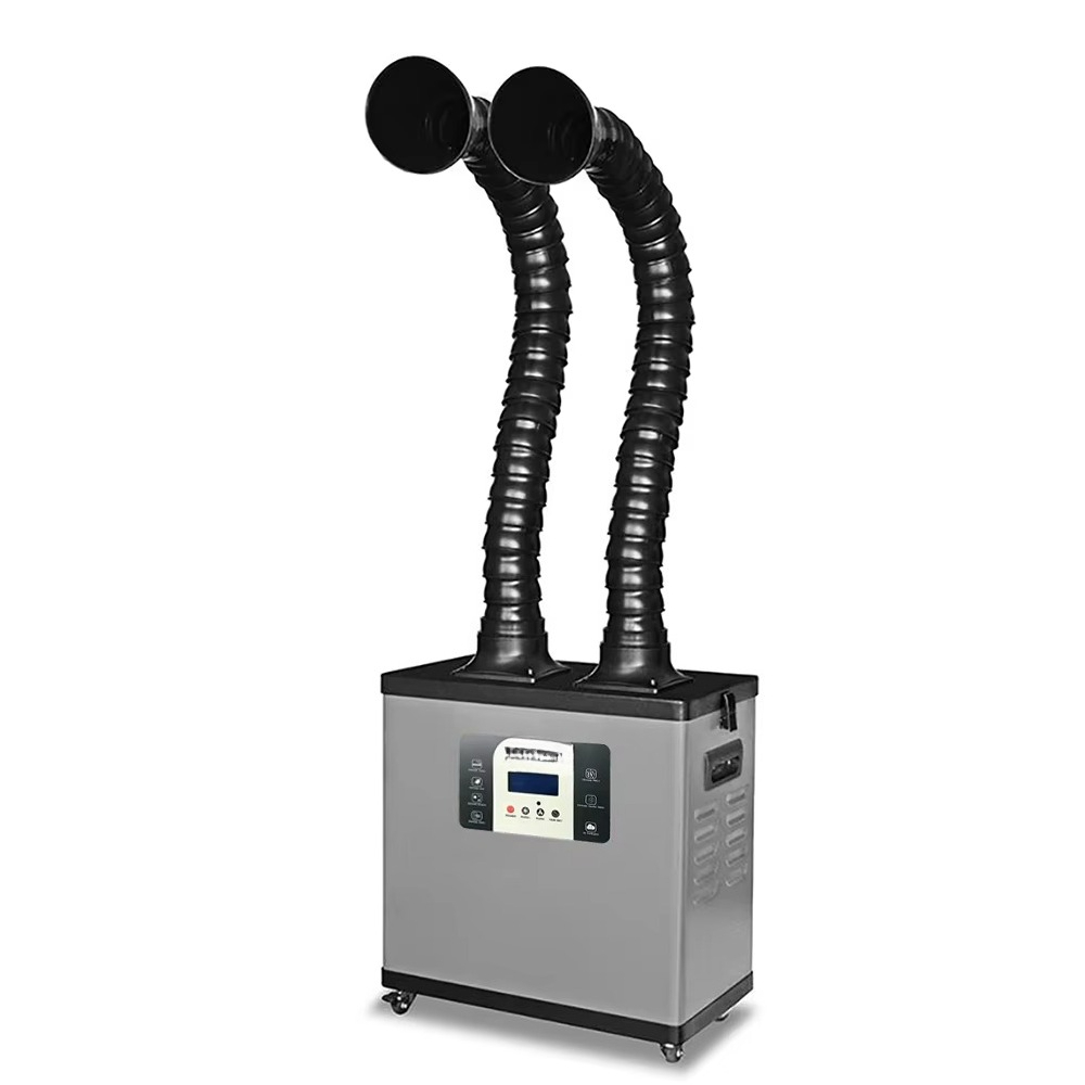 Fume Extractor Soldering Dual Arm - C200Y Estrattore di fumo per saldatura