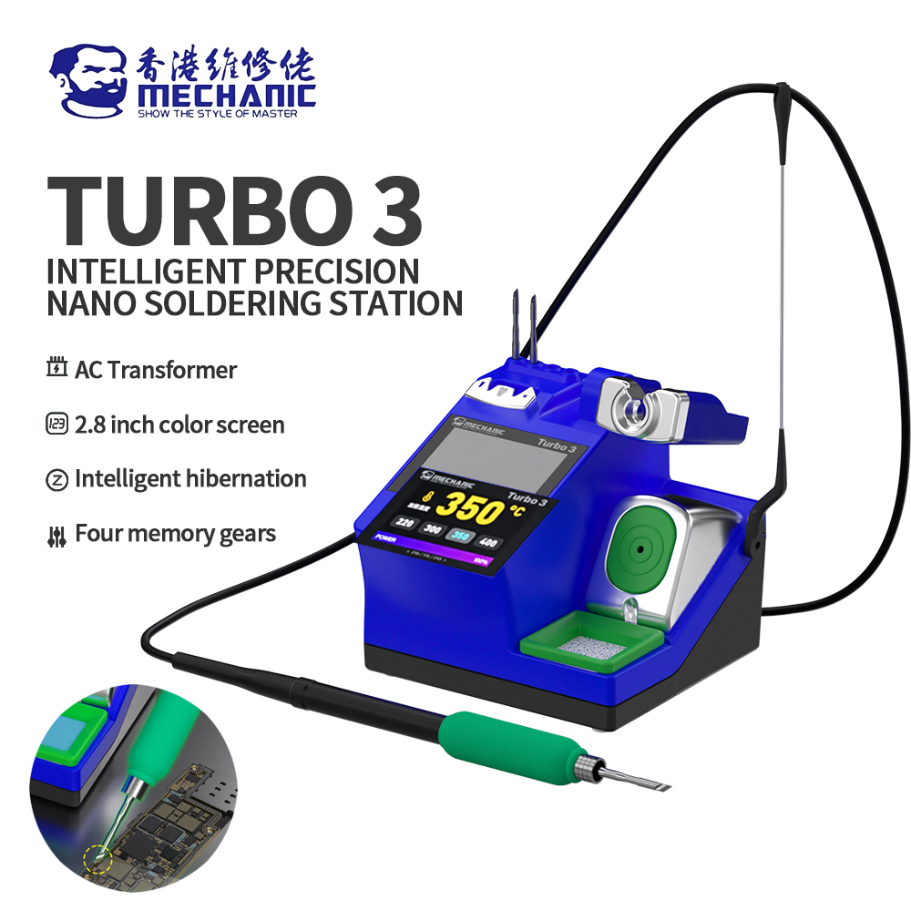 C210 Precision Soldering Station - MECCANICO Turbo 3 150W Stazione di