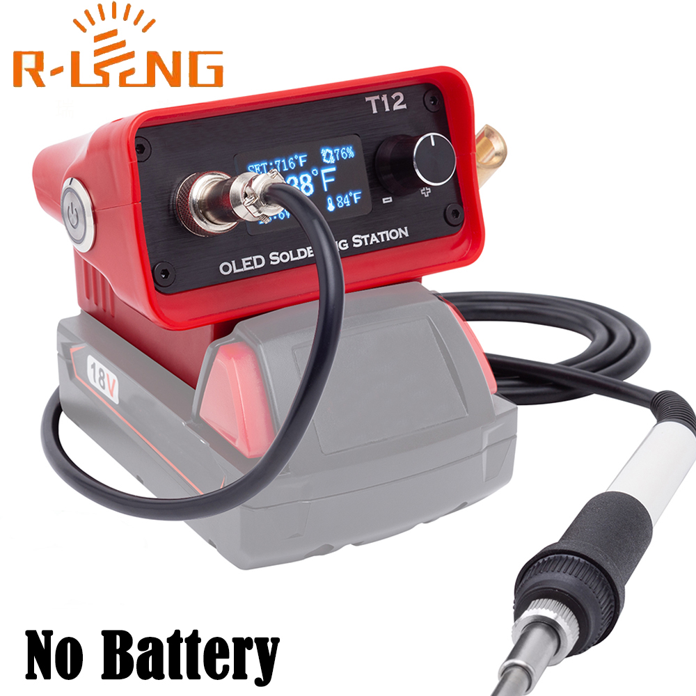 T12 Soldering Station Oled - Stazione di saldatura regolabile per stazione