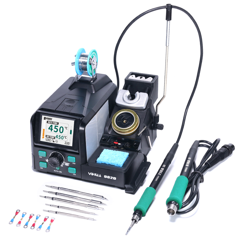 C210 Precision Soldering Station - Stazione di Saldatura 982D a Riscaldamento