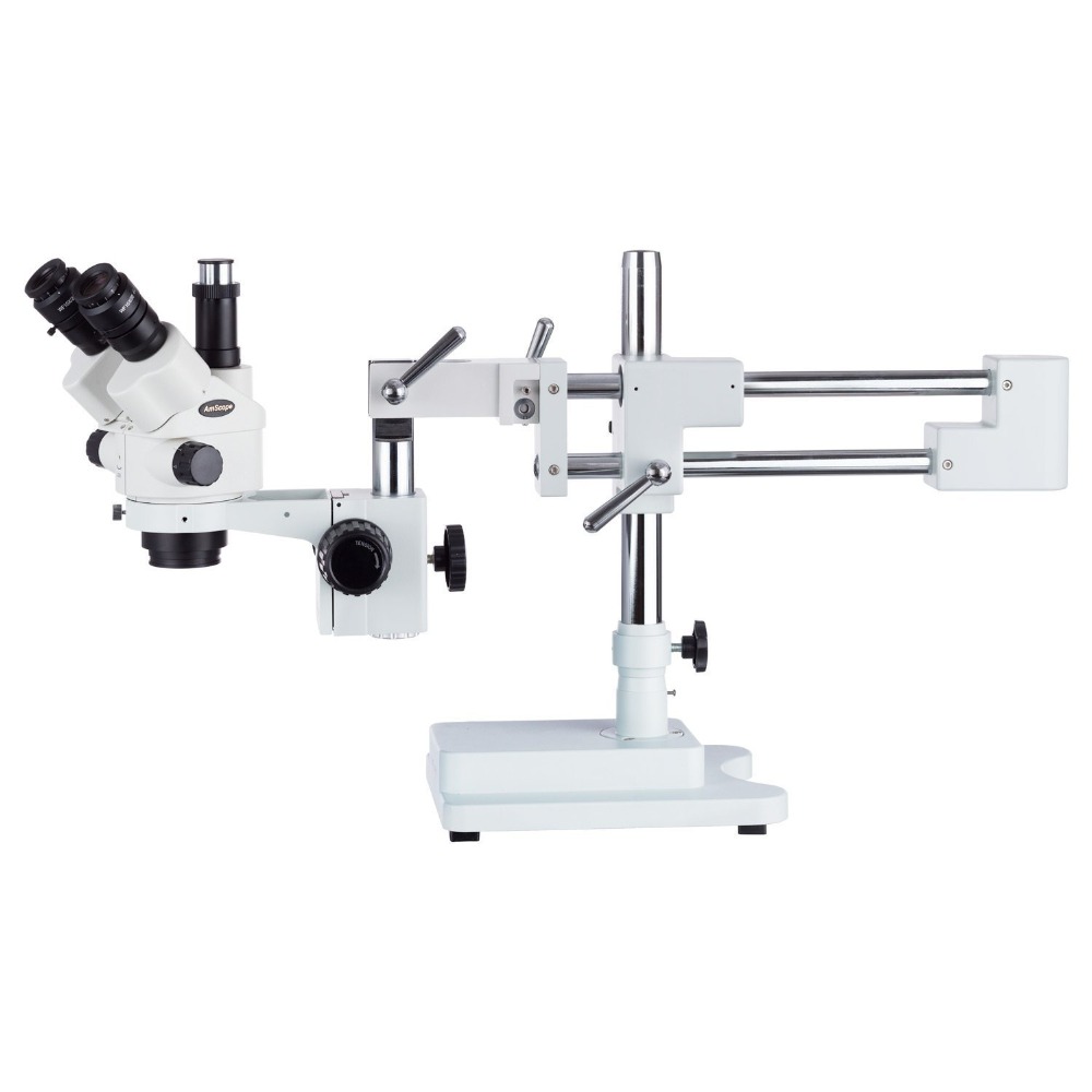 Trinocular Stereo Microscope 7X-45X - Microscopio Stereo Trinoculare AmScope Serie SM-4