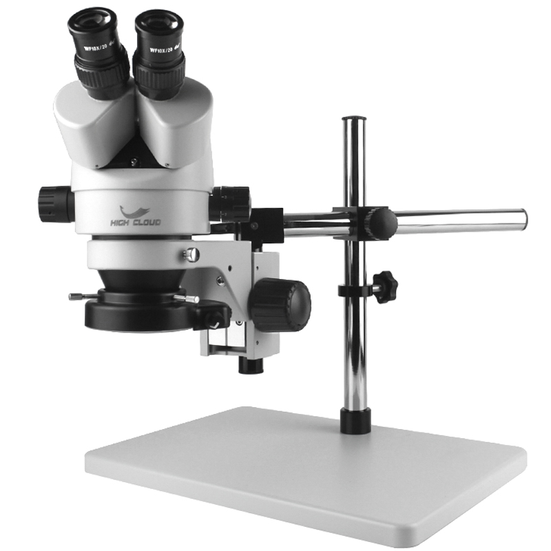 Trinocular Stereo Microscope 7X-45X - Microscopio trinoculare stereo con zoom continuo