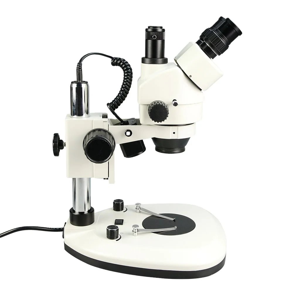 Trinocular Stereo Microscope 7X-45X - Microscopio Industriale Trinoculare Ottico 7x-45x, Microscopio