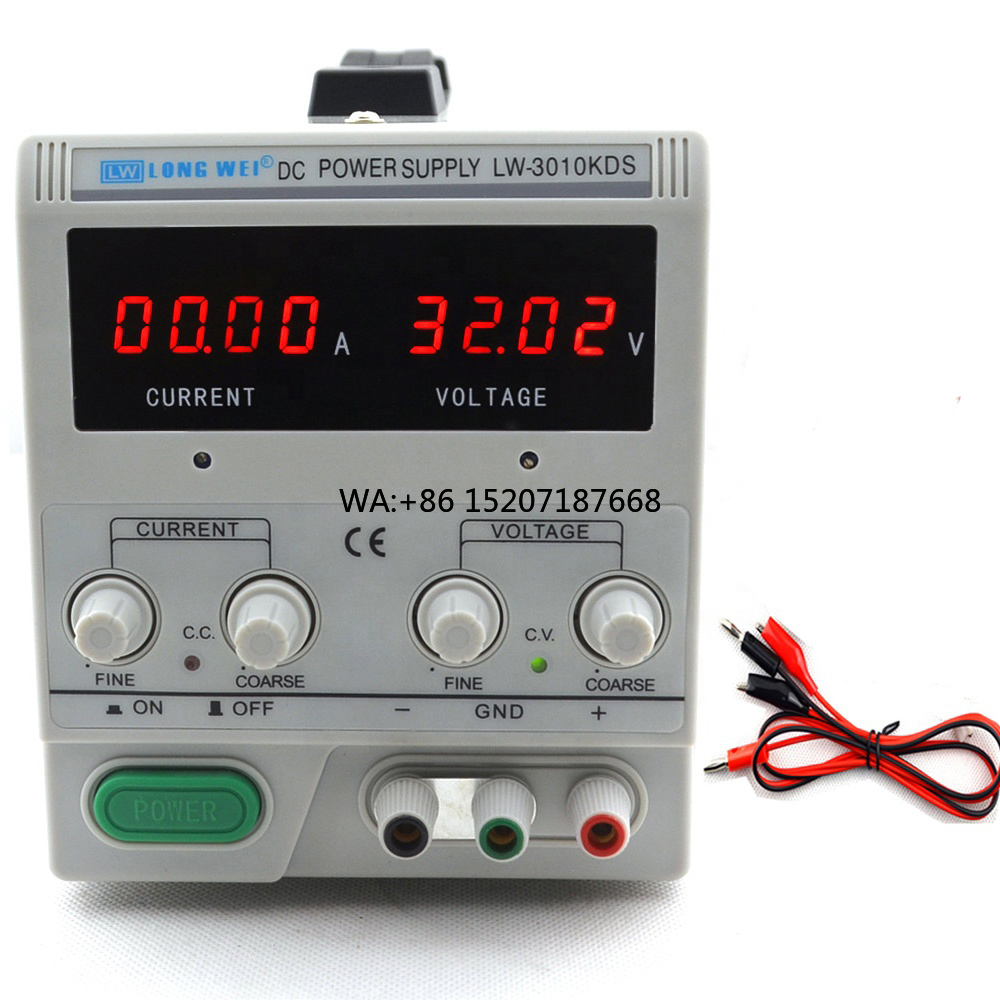 High Precision Dc Power Supply 30V 10A - Alimentatore regolato CC a 4 cifre