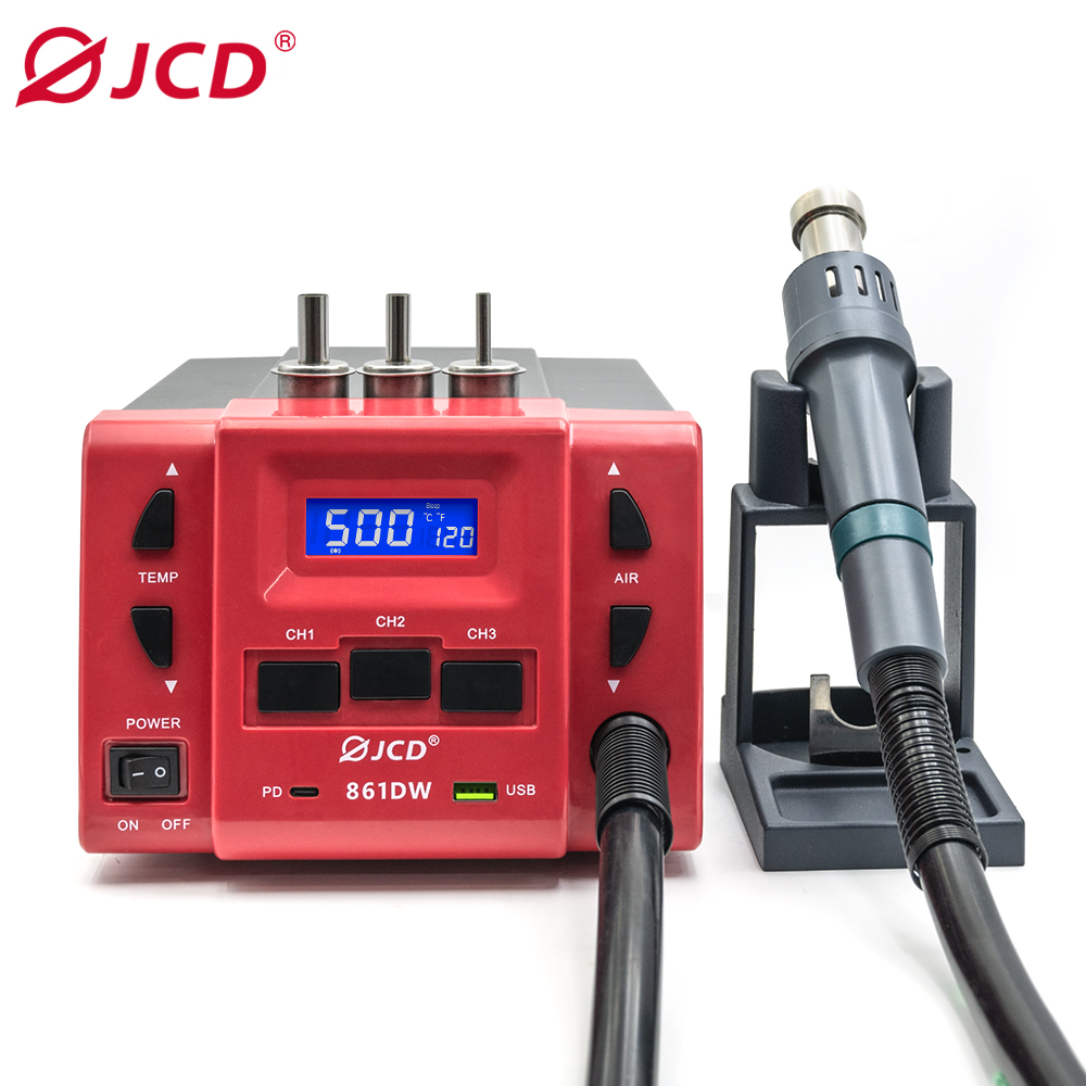 Hot Air Rework Station 861Dw - JCD 861DW Pistola ad aria calda