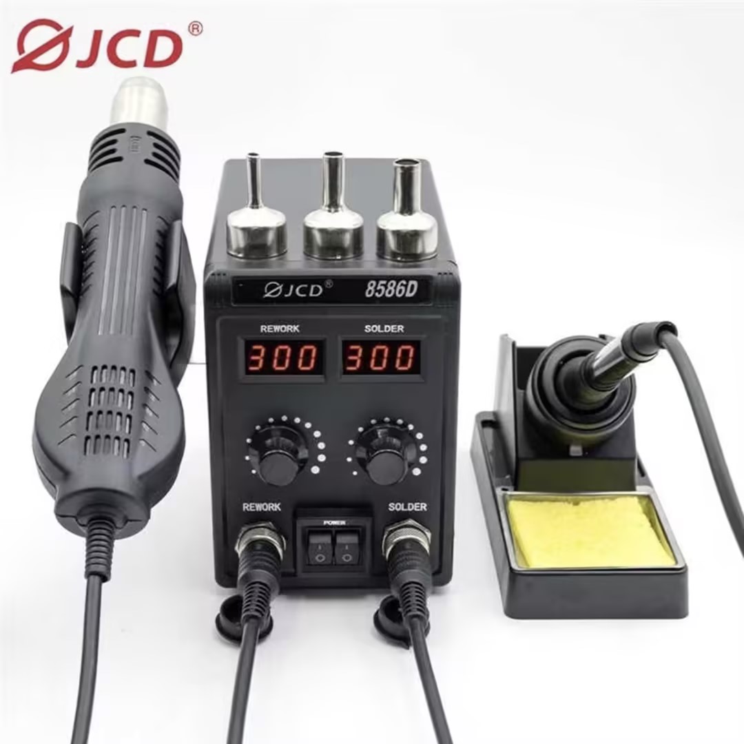 2 In 1 Soldering Rework Station 750W - JCD 8586D Stazione di saldatura 2