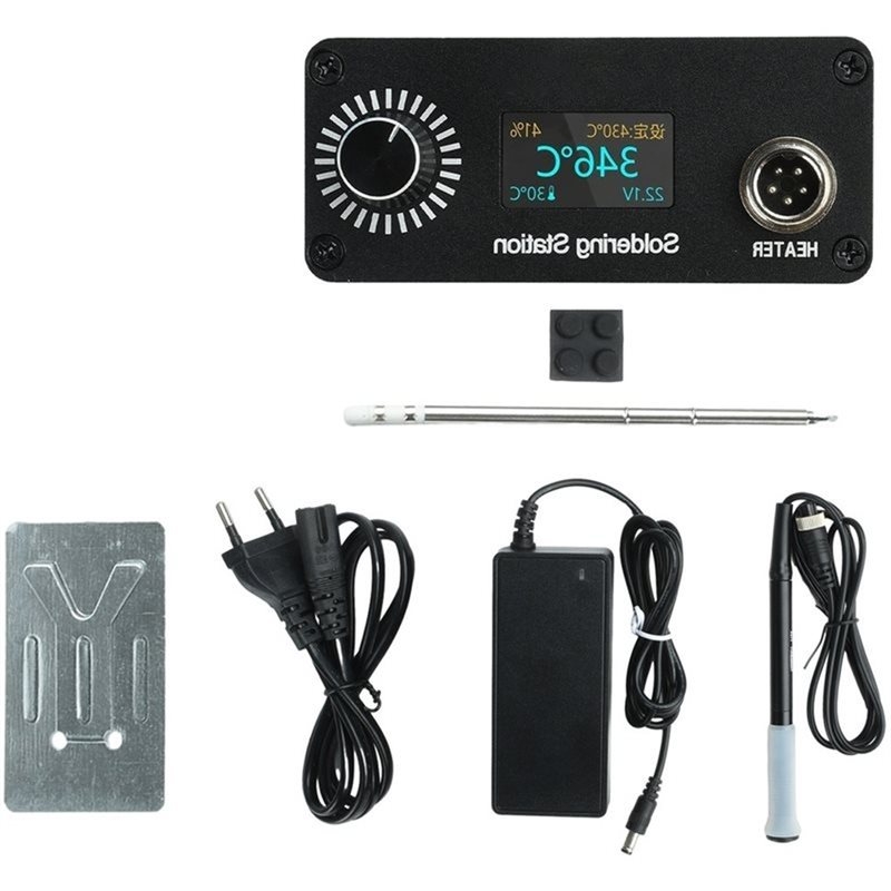 T12 Soldering Station Oled - Stazione di saldatura digitale B03C-T12, kit