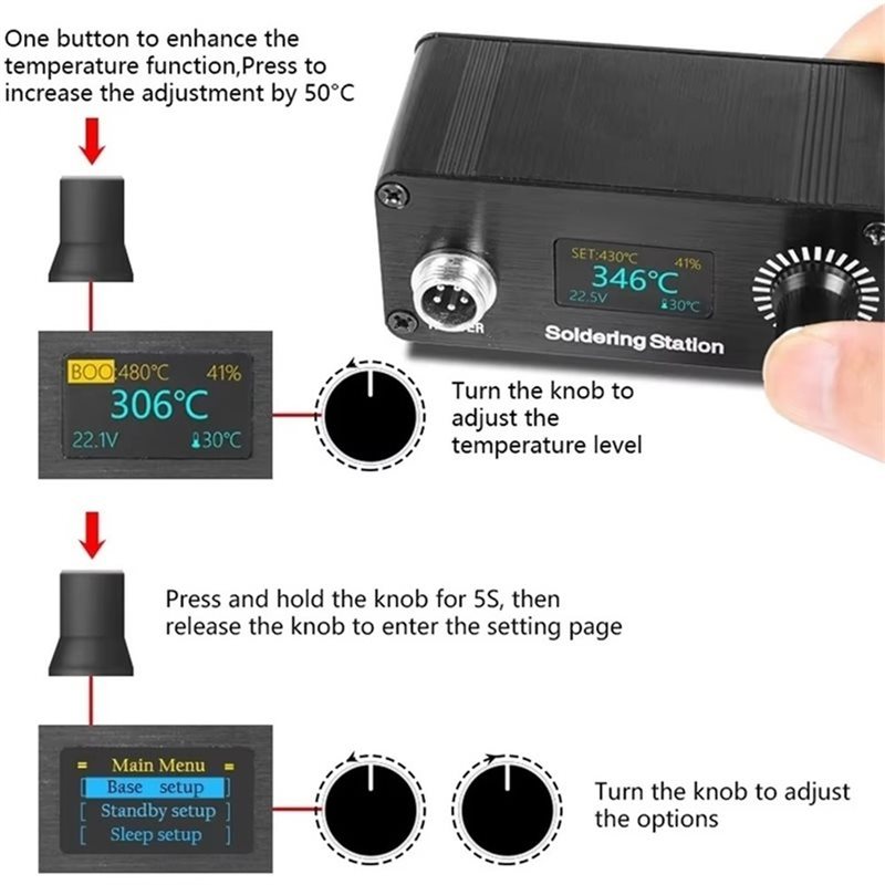 【A56X】T12 Mini stazione di sal - T12 Soldering Station Oled recensione e prezzo