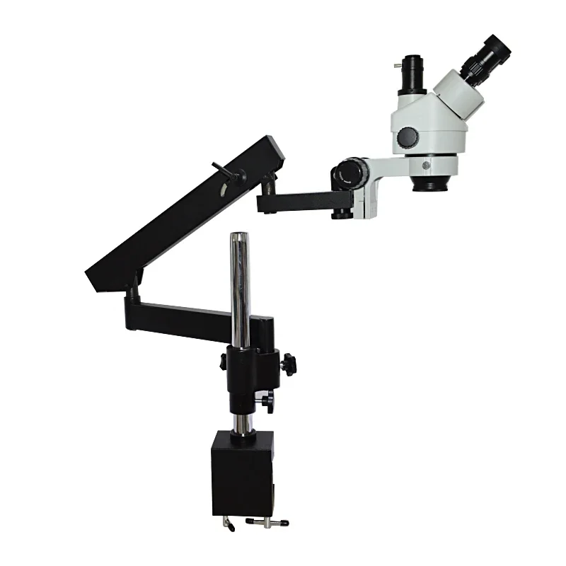 Microscopio stereo trinoculare - Articulating Arm Boom Stand Microscope recensione e prezzo