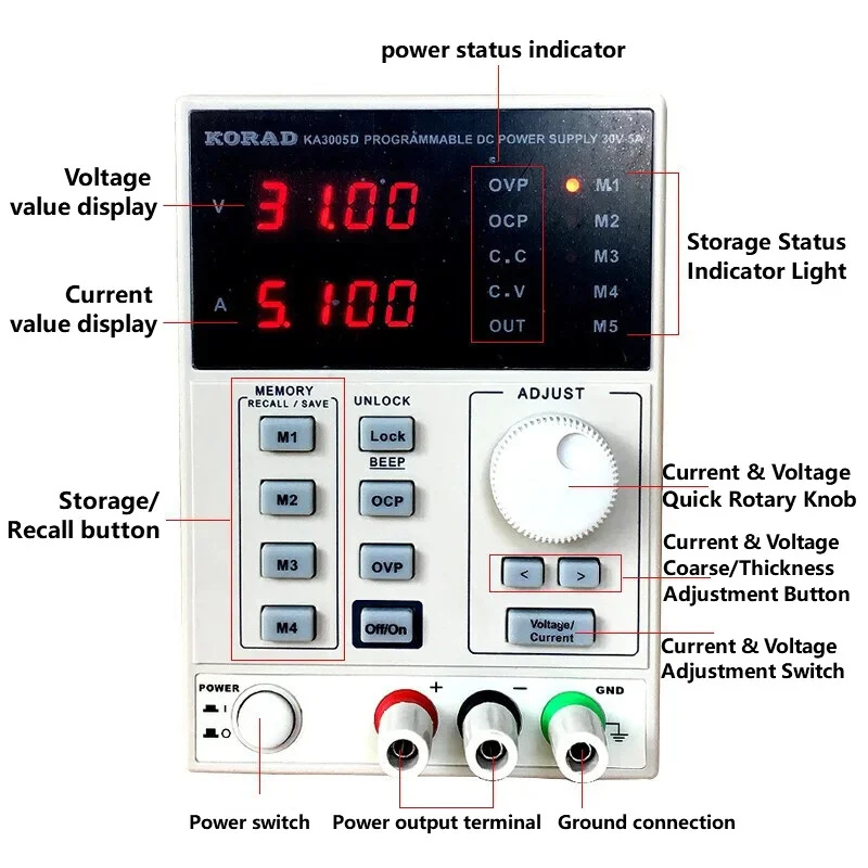 Alimentatore DC Lineare Regola - High Precision Dc Power Supply 30V 10A recensione e prezzo