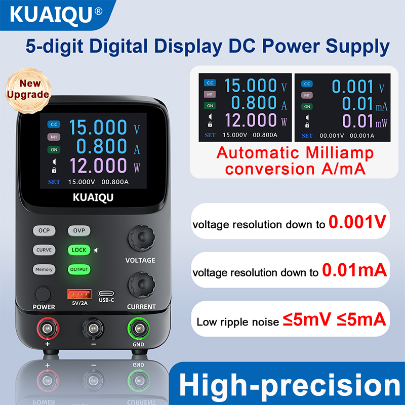 KUAIQU 5-Digit Ultra Precision - High Precision Dc Power Supply 30V 10A recensione e prezzo