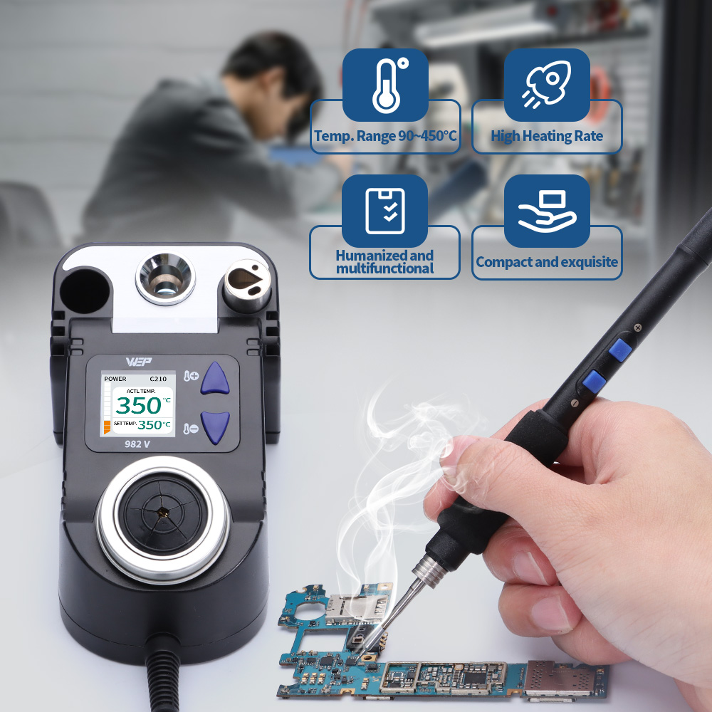 Kit saldatore di precisione WE - C210 Precision Soldering Station recensione e prezzo