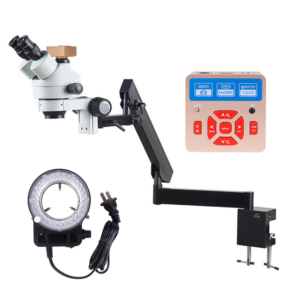 Morsetto di fissaggio a bracci - Trinocular Stereo Microscope 7X-45X recensione e prezzo