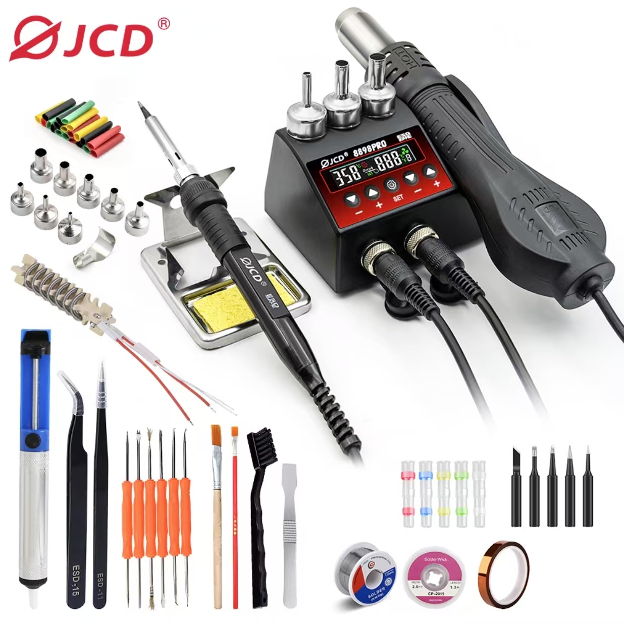 Stazione di saldatura di rilav - 2 In 1 Soldering Rework Station 750W recensione e prezzo