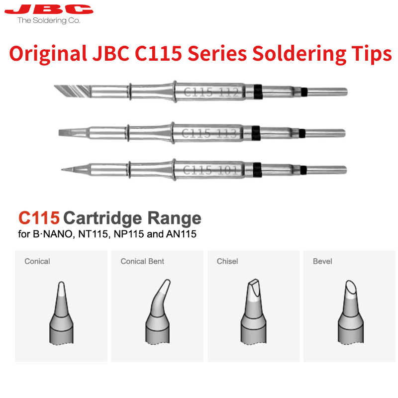 Cartucce originali JBC C115 Pu - C115 Nano Soldering Iron Station recensione e prezzo