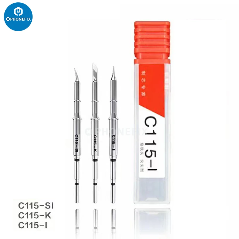 C210 C245 C115 Punte di ferro  - C115 Nano Soldering Iron Station recensione e prezzo