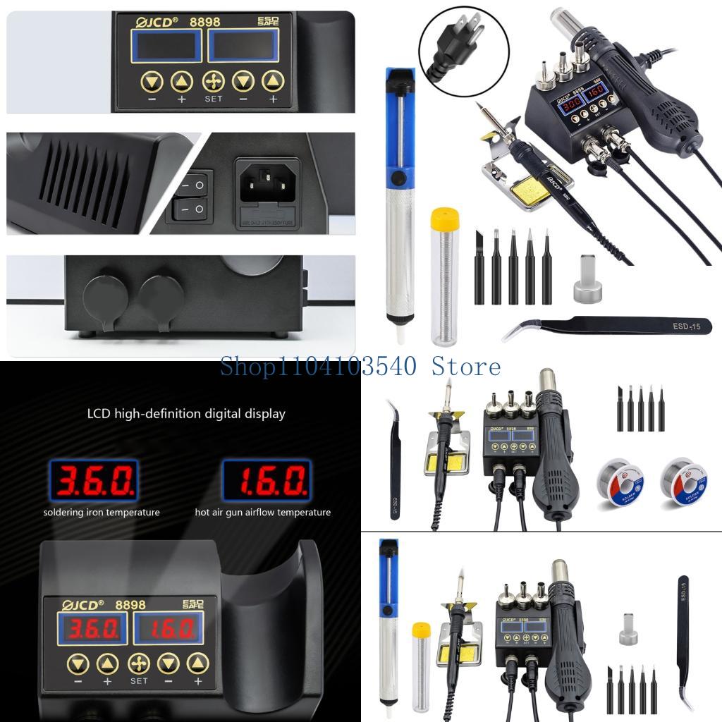 Stazione saldatura 02DC 750W D - 2 In 1 Soldering Rework Station 750W recensione e prezzo