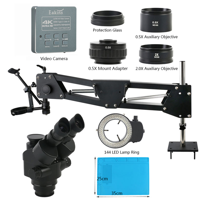 3.5X - 90X Zoom Simul Focal In - Simul-Focal Industrial Microscope 4K Hdmi recensione e prezzo
