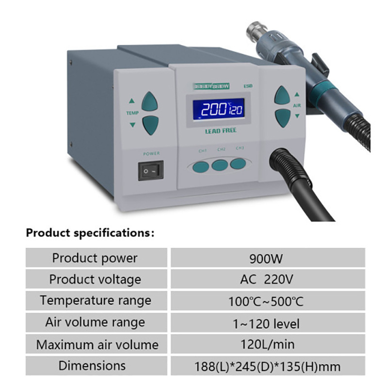 1000W220/110V 861DW Pistola di - Hot Air Rework Station 861Dw recensione e prezzo