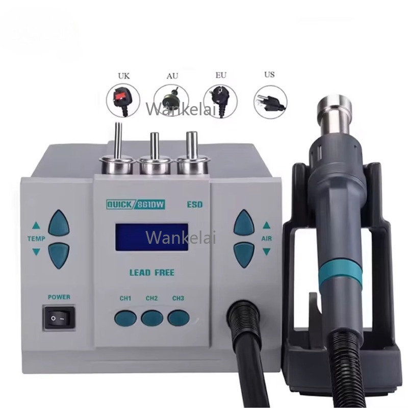 Stazione di saldatura ad aria  - Hot Air Rework Station 861Dw recensione e prezzo