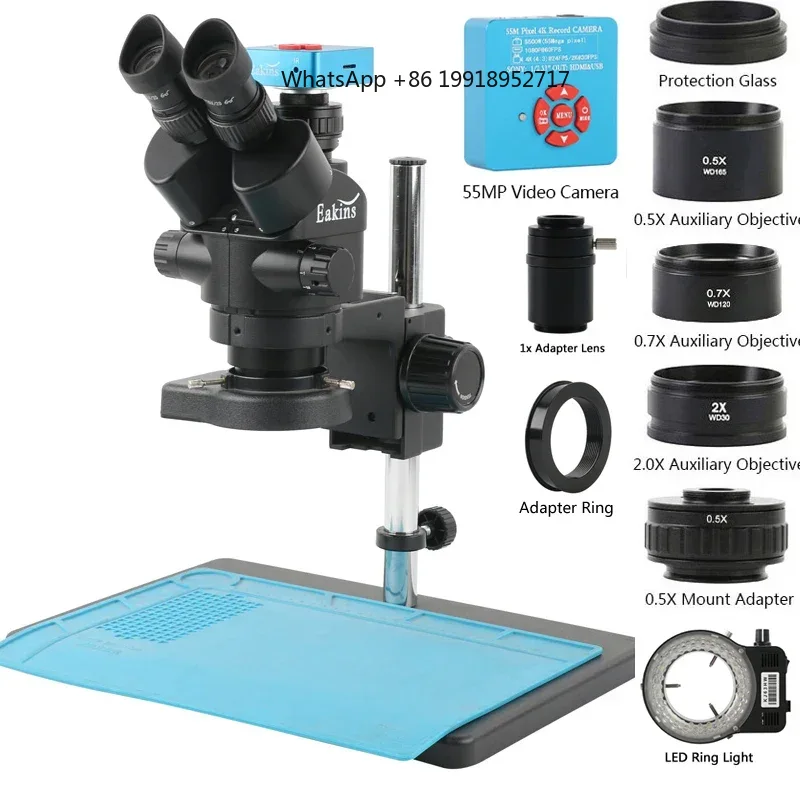 Set Microscopio Stereo Trinocu - Simul-Focal Industrial Microscope 4K Hdmi recensione e prezzo
