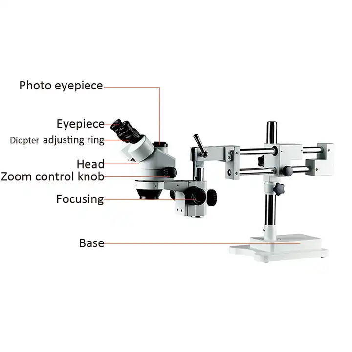 Microscopio Stereo con Zoom 7X - Trinocular Stereo Microscope 7X-45X recensione e prezzo