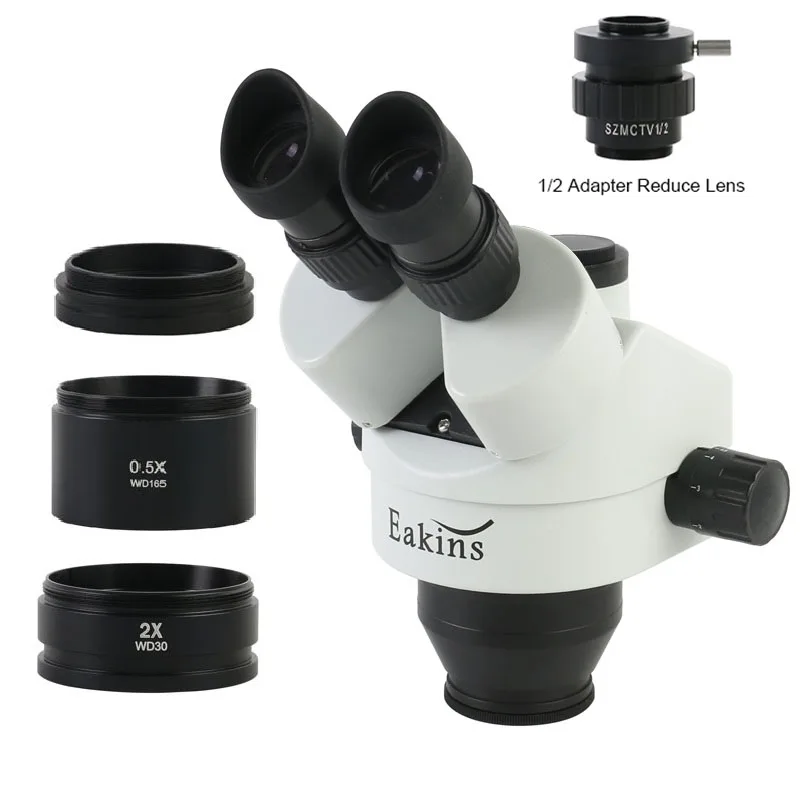 Microscopio stereo trinoculare - Trinocular Stereo Microscope 7X-45X recensione e prezzo