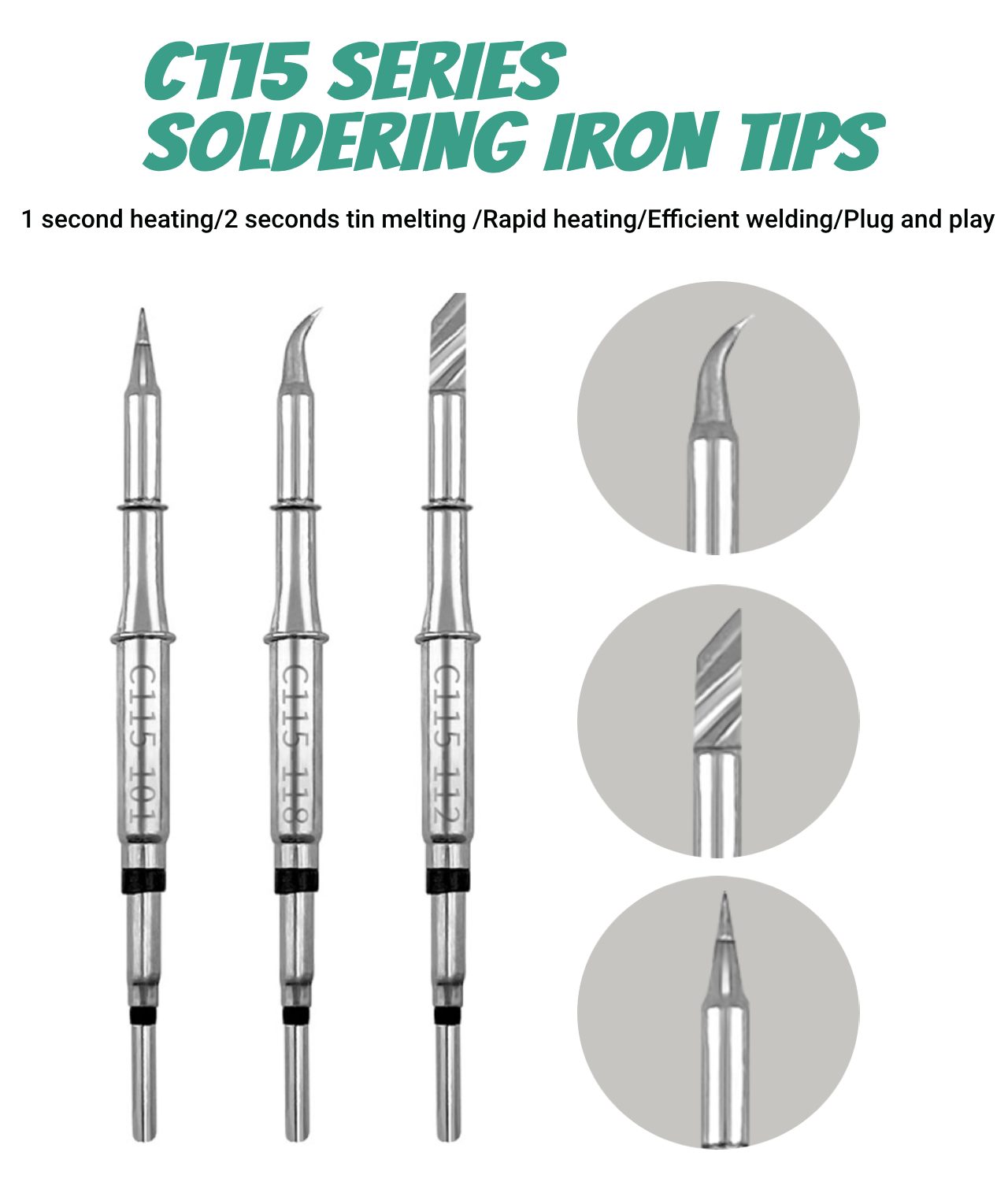 Punta per saldatore originale  - C115 Nano Soldering Iron Station recensione e prezzo
