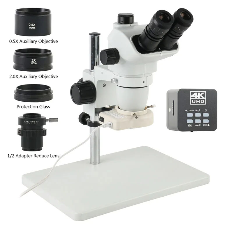 Microscopio stereo trinoculare - Simul-Focal Industrial Microscope 4K Hdmi recensione e prezzo